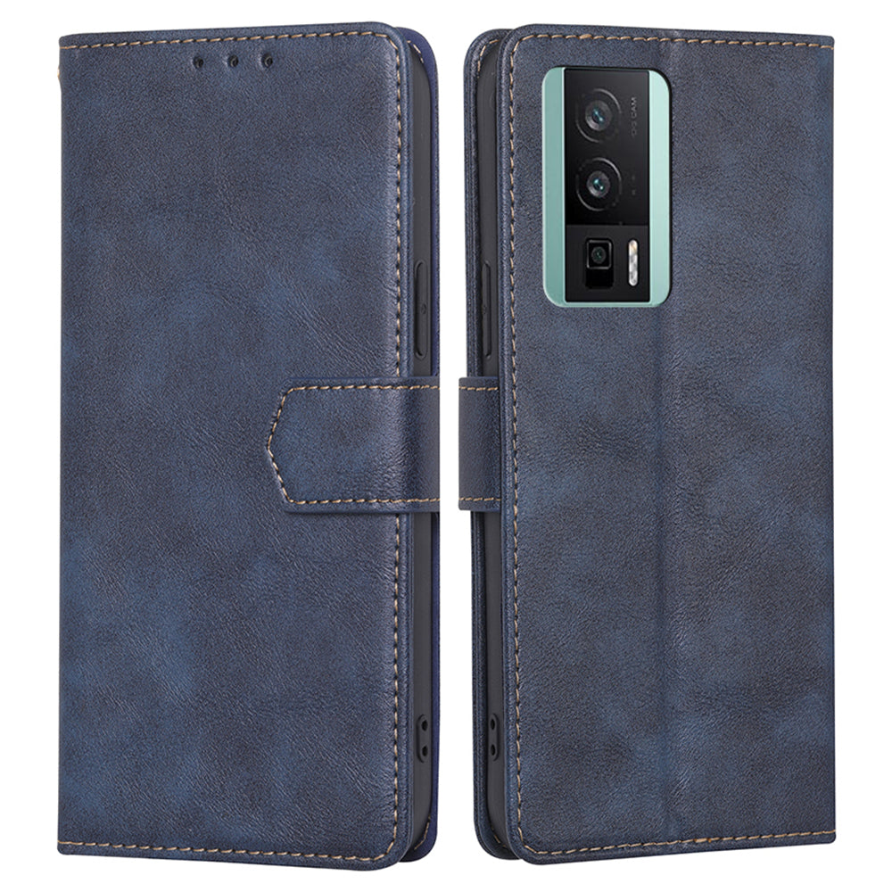 For Xiaomi Poco F5 Pro 5G Redmi K60 Pro 5G K60 5G Cowhide Texture PU Leather Stand Wallet Phone Case RFID Blocking Shockproof Cover For Xiaomi Poco F5 Pro 5G Redmi K60 Pro 5G K60 5G Cowhide Texture PU Leather Stand Wallet Phone Case RFID Blocking Shockproof Cover
